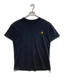 Carhartt WIP（カーハート ワーク イン プログレス）の古着「S/S AMERICAN SCRIPT T-SHIRT」｜ブラック
