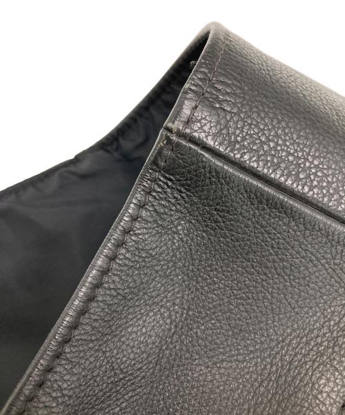 HARLEY-DAVIDSON（ハーレーダビッドソン）HARLEY-DAVIDSON (ハーレーダビッドソン) ［古着］レザーベスト ブラック サイズ:XLの古着・服飾アイテム