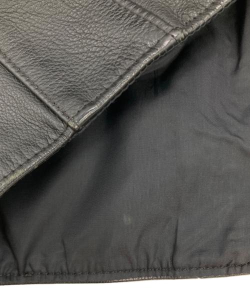 HARLEY-DAVIDSON（ハーレーダビッドソン）HARLEY-DAVIDSON (ハーレーダビッドソン) ［古着］レザーベスト ブラック サイズ:XLの古着・服飾アイテム