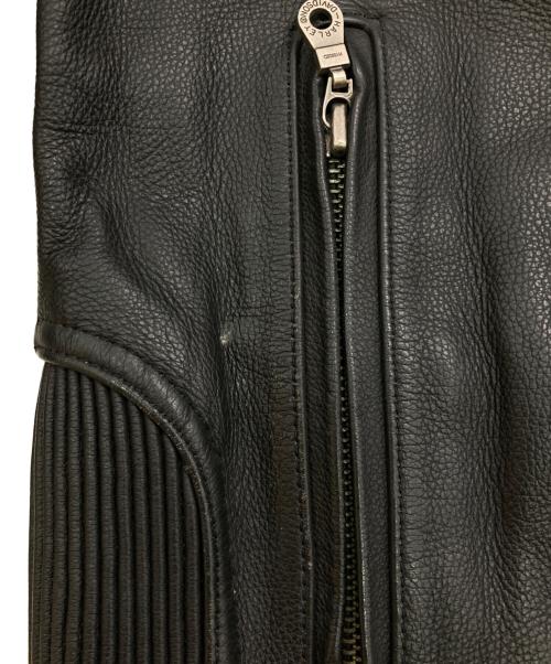 HARLEY-DAVIDSON（ハーレーダビッドソン）HARLEY-DAVIDSON (ハーレーダビッドソン) ［古着］レザーライダースジャケット ブラック サイズ:Mの古着・服飾アイテム
