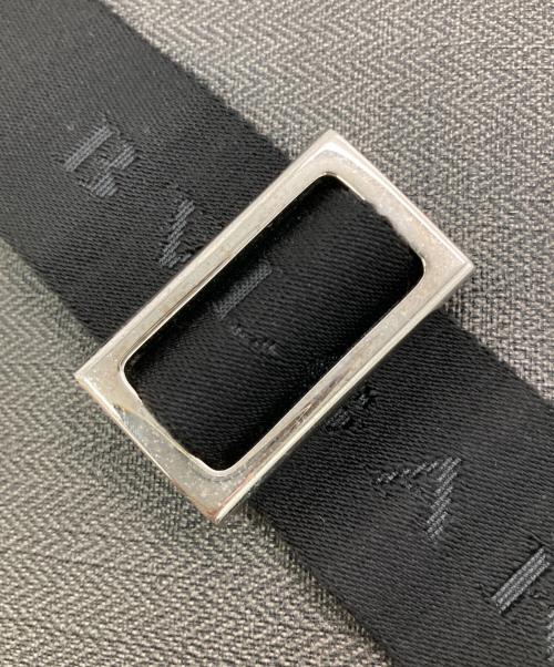 BVLGARI（ブルガリ）BVLGARI (ブルガリ) PVCメッセンジャーバッグ グレーの古着・服飾アイテム