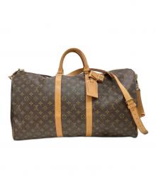 LOUIS VUITTON（ルイ ヴィトン）の古着「キーポル・バンドリエール55」｜ブラウン