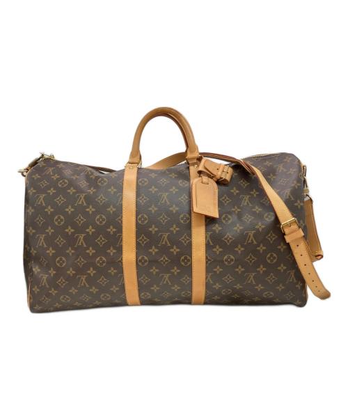 LOUIS VUITTON（ルイ ヴィトン）LOUIS VUITTON (ルイ ヴィトン) キーポル・バンドリエール55 ブラウン サイズ:55の古着・服飾アイテム