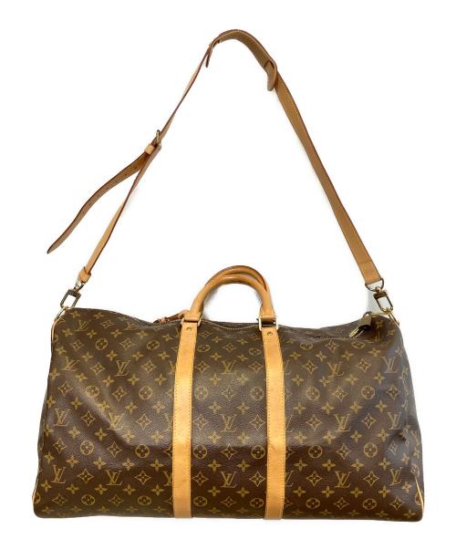 LOUIS VUITTON（ルイ ヴィトン）LOUIS VUITTON (ルイ ヴィトン) キーポル・バンドリエール55 ブラウン サイズ:55の古着・服飾アイテム