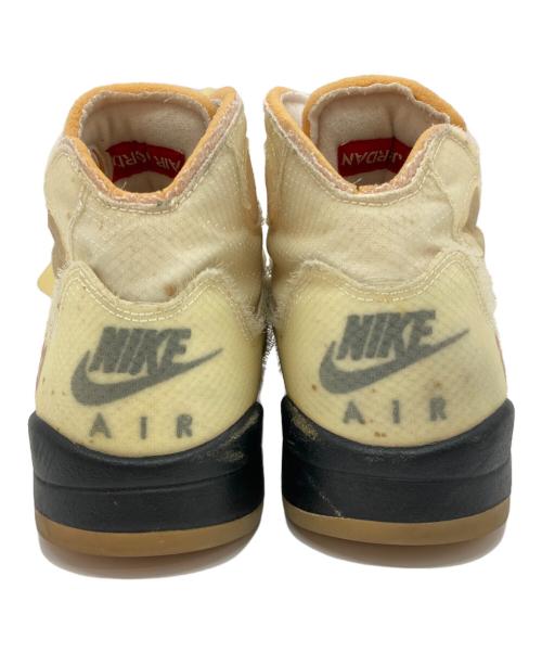 NIKE（ナイキ）NIKE (ナイキ) OFFWHITE (オフホワイト) AIR JORDAN 5 RETRO SP SAIL アイボリー サイズ:US10.5の古着・服飾アイテム