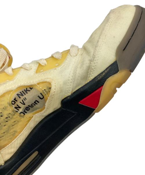 NIKE（ナイキ）NIKE (ナイキ) OFFWHITE (オフホワイト) AIR JORDAN 5 RETRO SP SAIL アイボリー サイズ:US10.5の古着・服飾アイテム