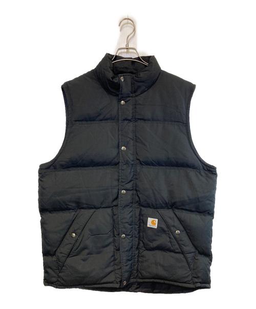 CarHartt（カーハート）CarHartt (カーハート) ダウンベスト ブラック サイズ:Lの古着・服飾アイテム