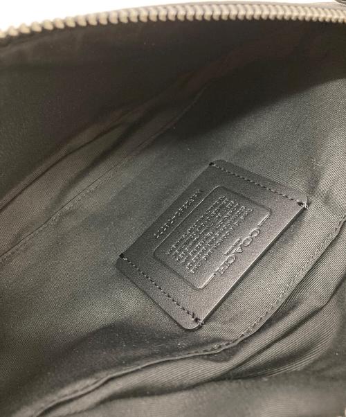 COACH（コーチ）COACH (コーチ) ワーレンベルト バッグシグネチャー キャンバス ブラックの古着・服飾アイテム