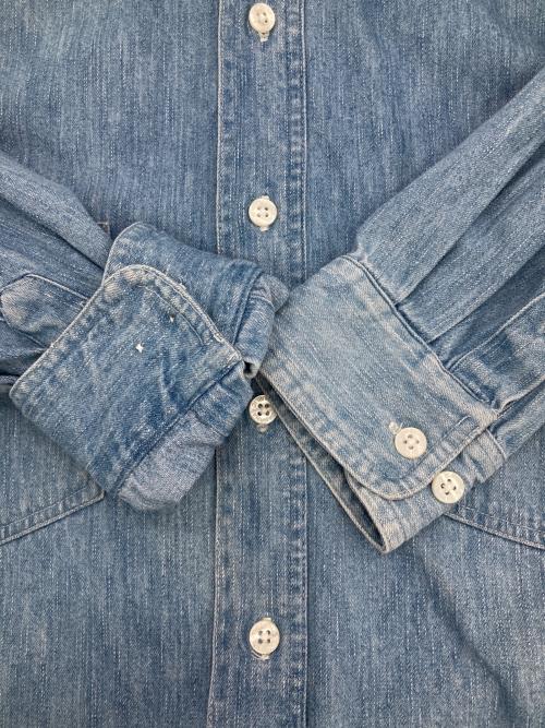 BANANA REPUBLIC（バナナリパブリック）BANANA REPUBLIC (バナナリパブリック) ［古着］デニムシャツ スカイブルー サイズ:Lの古着・服飾アイテム