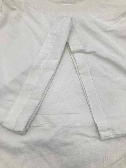 MM6 Maison Margiela（エムエムシックスメゾンマルジェラ）MM6 Maison Margiela (エムエムシックスメゾンマルジェラ) ロゴ刺繍Tシャツ ホワイト サイズ:Sの古着・服飾アイテム