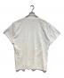 MM6 Maison Margiela (エムエムシックスメゾンマルジェラ) ロゴ刺繍Tシャツ ホワイト サイズ:S：14000円