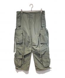 HOUSTON（ヒューストン）の古着「NYLON UK TECHNO PANTS」｜グレー