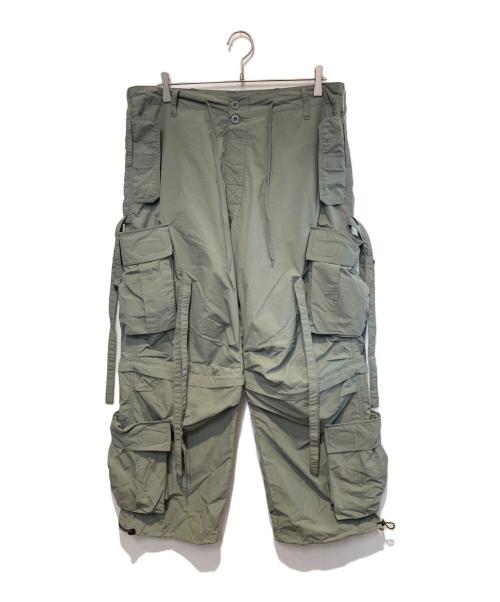 HOUSTON（ヒューストン）HOUSTON (ヒューストン) NYLON UK TECHNO PANTS グレー サイズ:XLの古着・服飾アイテム