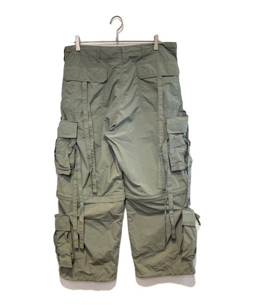 HOUSTON（ヒューストン）HOUSTON (ヒューストン) NYLON UK TECHNO PANTS グレー サイズ:XLの古着・服飾アイテム