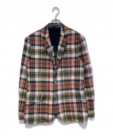 POLO RALPH LAUREN ［古着］マドラスチェックテーラードジャケット
