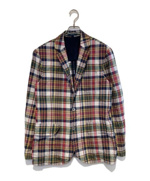 POLO RALPH LAUREN（ポロ・ラルフローレン）POLO RALPH LAUREN (ポロ・ラルフローレン) ［古着］マドラスチェックテーラードジャケット マルチカラー サイズ:Mの古着・服飾アイテム