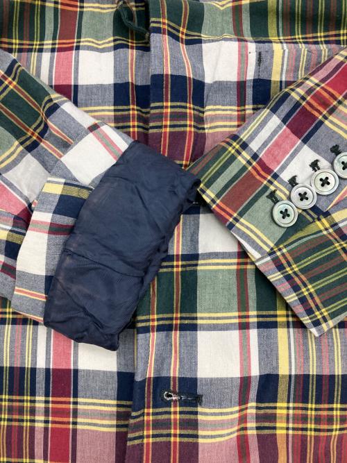 POLO RALPH LAUREN（ポロ・ラルフローレン）POLO RALPH LAUREN (ポロ・ラルフローレン) ［古着］マドラスチェックテーラードジャケット マルチカラー サイズ:Mの古着・服飾アイテム