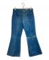 Wrangler（ラングラー）の古着「［古着］Bell Bottom denim pant」｜インディゴ