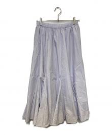 SLOBE IENA（スローブ イエナ）の古着「切り替えボリュームスカート」｜パープル