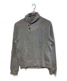 POLO RALPH LAUREN（ポロ・ラルフローレン）の古着「ショールカラースウェット」｜グレー