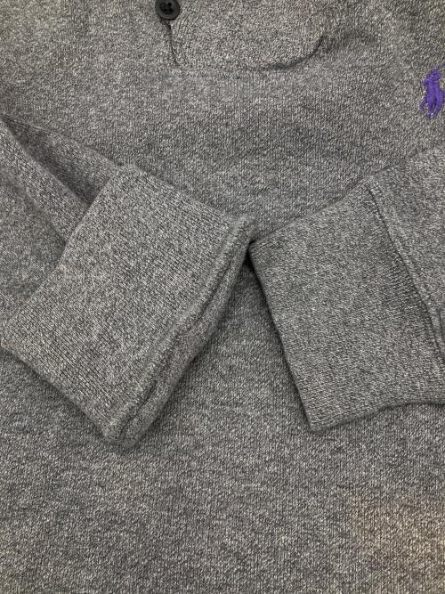 POLO RALPH LAUREN（ポロ・ラルフローレン）POLO RALPH LAUREN (ポロ・ラルフローレン) ショールカラースウェット グレー サイズ:Mの古着・服飾アイテム