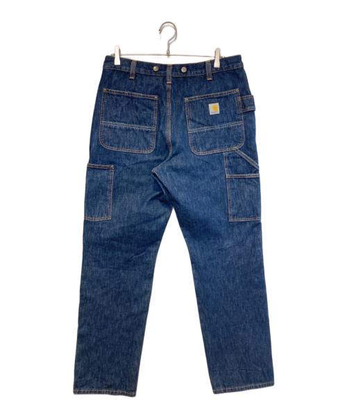 CarHartt（カーハート）CarHartt (カーハート) ヘビーウエイト ダブルフロント ロガージーン インディゴ サイズ:34の古着・服飾アイテム