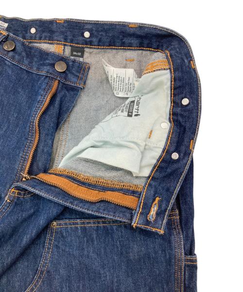CarHartt（カーハート）CarHartt (カーハート) ヘビーウエイト ダブルフロント ロガージーン インディゴ サイズ:34の古着・服飾アイテム