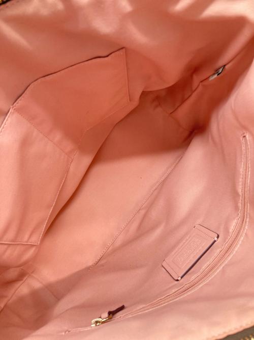 COACH（コーチ）COACH (コーチ) ステーショントートバッグ・シグネチャーキャンバス ブラウンの古着・服飾アイテム