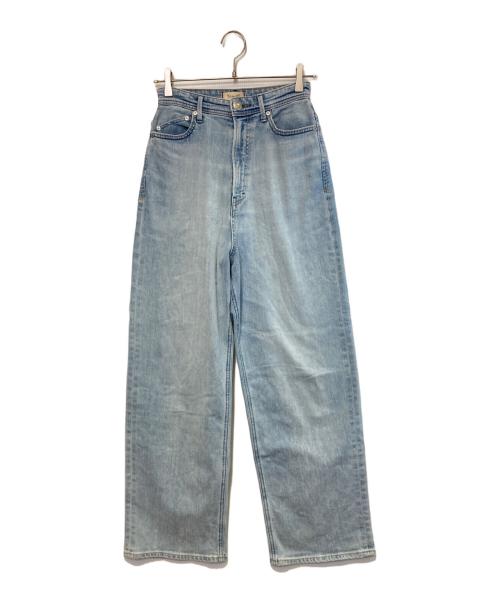 YANUK（ヤヌーク）YANUK (ヤヌーク) ルーズストレートJOAN スカイブルー サイズ:24の古着・服飾アイテム