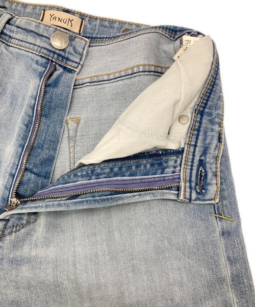 YANUK（ヤヌーク）YANUK (ヤヌーク) ルーズストレートJOAN スカイブルー サイズ:24の古着・服飾アイテム