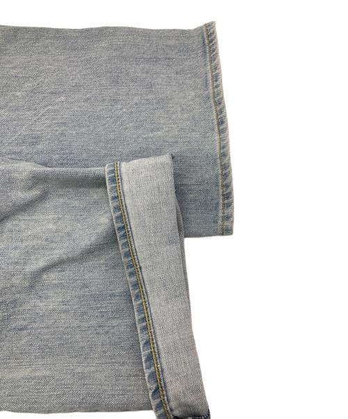 YANUK（ヤヌーク）YANUK (ヤヌーク) ルーズストレートJOAN スカイブルー サイズ:24の古着・服飾アイテム