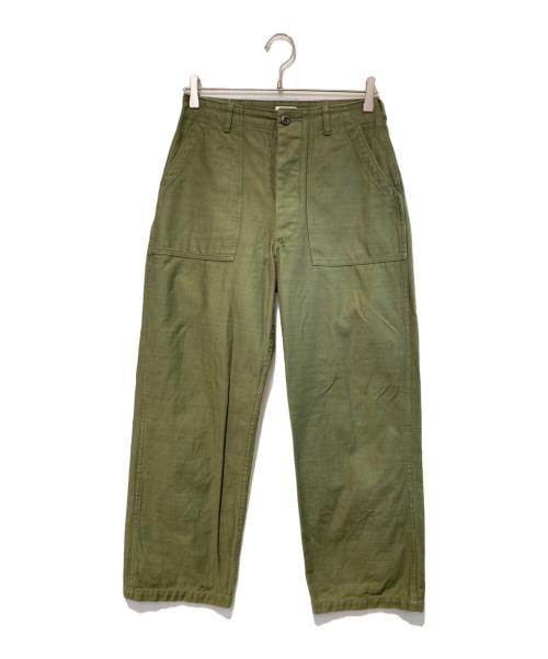 CIOTA（シオタ）CIOTA (シオタ) 新ムラ糸スビンコットンベイカーパンツ カーキ サイズ:Mの古着・服飾アイテム