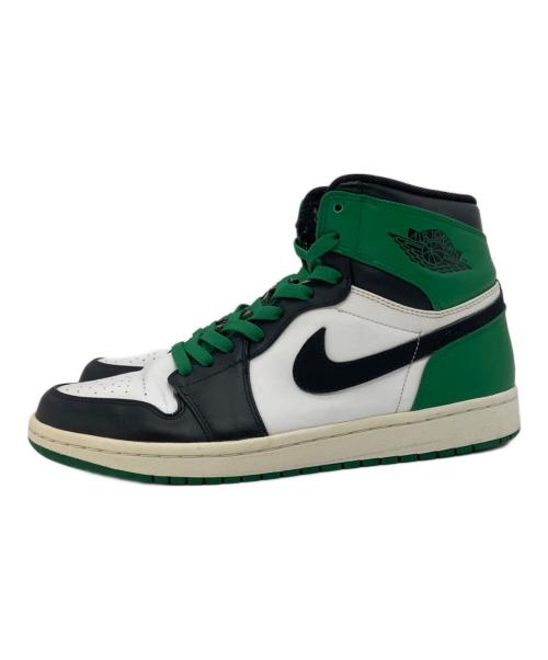 NIKE（ナイキ）NIKE (ナイキ) AIR JORDAN 1 RETRO HIGH ブラック×グリーン サイズ:US10.5の古着・服飾アイテム