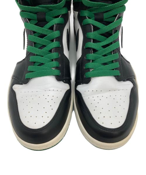 NIKE（ナイキ）NIKE (ナイキ) AIR JORDAN 1 RETRO HIGH ブラック×グリーン サイズ:US10.5の古着・服飾アイテム