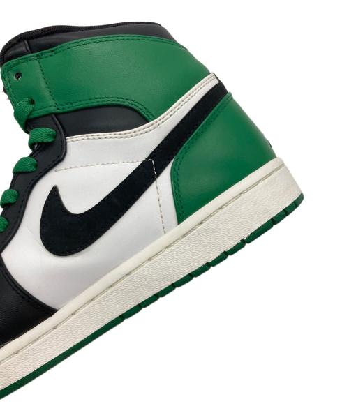 NIKE（ナイキ）NIKE (ナイキ) AIR JORDAN 1 RETRO HIGH ブラック×グリーン サイズ:US10.5の古着・服飾アイテム