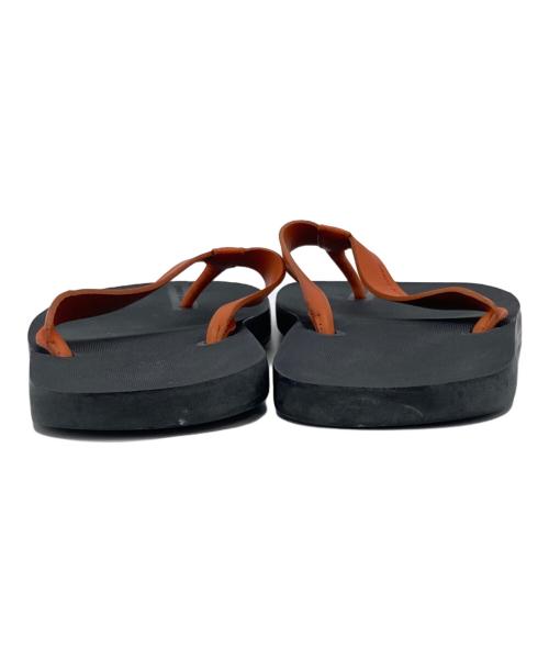 DIOR HOMME（ディオール オム）DIOR HOMME (ディオール オム) レザーコンビビーチサンダル ブラック×ブラウン サイズ:40の古着・服飾アイテム
