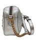 GUCCI (グッチ) GGマーモントスモールカメラバッグ シルバー：85000円