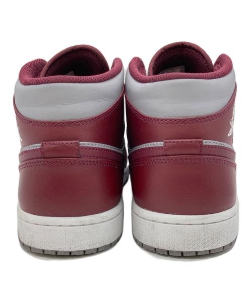 NIKE（ナイキ）NIKE (ナイキ) AIR JORDAN 1 MID レッド×グレー サイズ:US11の古着・服飾アイテム