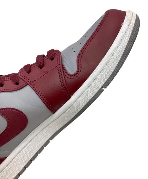 NIKE（ナイキ）NIKE (ナイキ) AIR JORDAN 1 MID レッド×グレー サイズ:US11の古着・服飾アイテム