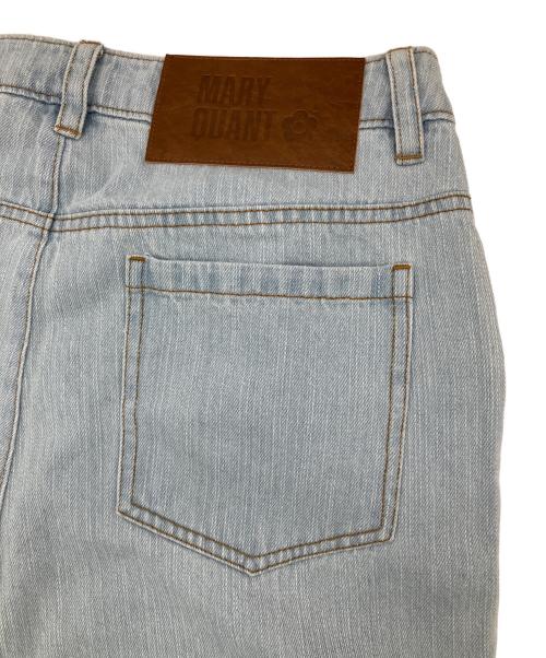 MARY QUANT（マリークヮント）MARY QUANT (マリークヮント) デイジーパッチデニム パンツ インディゴ サイズ:M 未使用品の古着・服飾アイテム