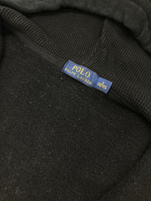 POLO RALPH LAUREN（ポロ・ラルフローレン）POLO RALPH LAUREN (ポロ・ラルフローレン) ジップアップパーカー ブラック サイズ:Sの古着・服飾アイテム