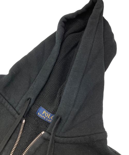 POLO RALPH LAUREN（ポロ・ラルフローレン）POLO RALPH LAUREN (ポロ・ラルフローレン) ジップアップパーカー ブラック サイズ:Sの古着・服飾アイテム