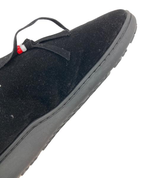 SUBU（スブ）SUBU (スブ) POTR (ピー・オー・ティー・アール) コラボスウェードスリッポン ブラック サイズ:26-27.5cmの古着・服飾アイテム