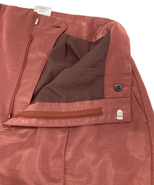 LE CIEL BLEU（ルシェルブルー）LE CIEL BLEU (ルシェルブルー) Glossy Drawstring Pants ブラウン サイズ:36の古着・服飾アイテム