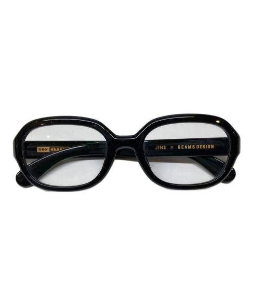 JIN'S（ジンズ）JIN'S (ジンズ) BEAMS (ビームス) 眼鏡 ブラック サイズ:53.1□20.0-146の古着・服飾アイテム