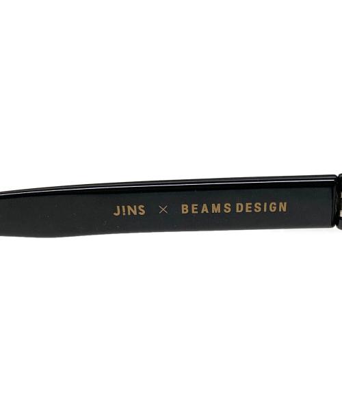 JIN'S（ジンズ）JIN'S (ジンズ) BEAMS (ビームス) 眼鏡 ブラック サイズ:53.1□20.0-146の古着・服飾アイテム