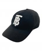 BURBERRY LONDONバーバリーロンドン）の古着「TBアナグラム Baseball Cap」｜ブラック