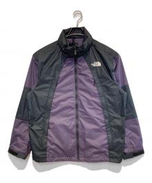 THE NORTH FACE（ザ ノース フェイス）の古着「CHIMNEY WIND JACKET」｜ブラック×パープル