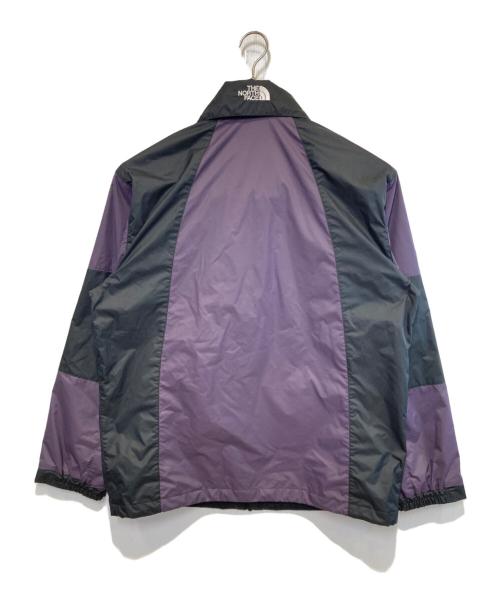 THE NORTH FACE（ザ ノース フェイス）THE NORTH FACE (ザ ノース フェイス) CHIMNEY WIND JACKET ブラック×パープル サイズ:Lの古着・服飾アイテム