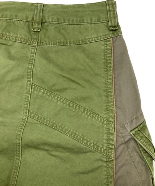 AVIREX（アヴィレックス）AVIREX (アヴィレックス) 切替スカート カーキ サイズ:Sの古着・服飾アイテム